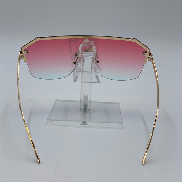 "Dream Girl" Orange Mirrored Sunglasses - Picture 8 of 8